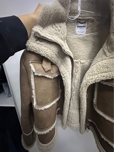 bershka cift tarafli mont ceket - Görsel 2