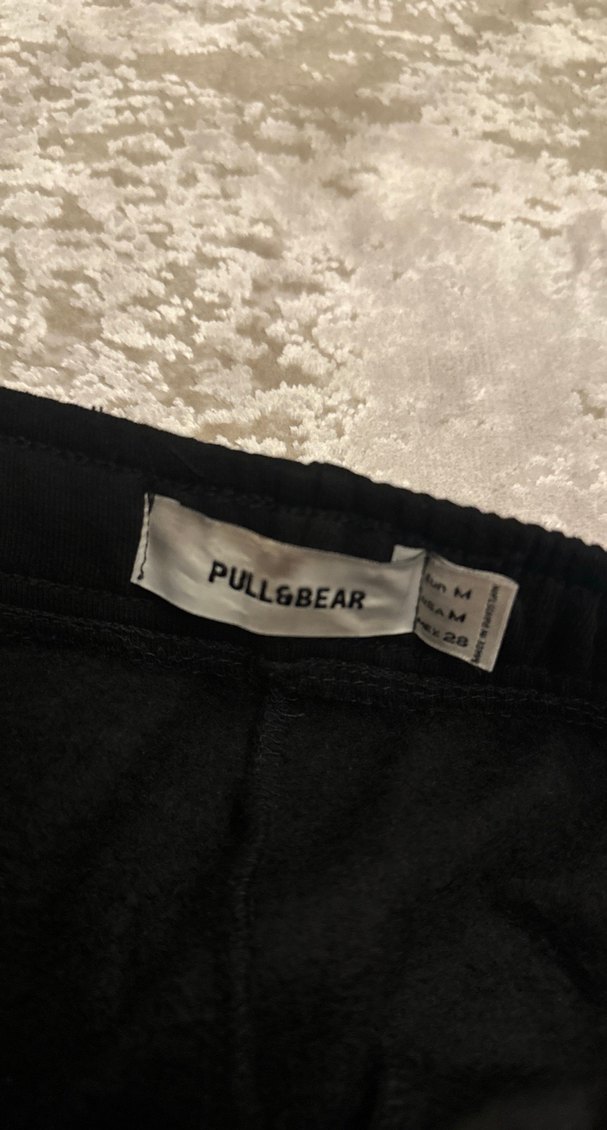 Siyah Kadın pull and bear esofman - Görsel 3