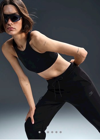 NIKE Siyah Kadın Spor Eşofman Altı - Görsel 2