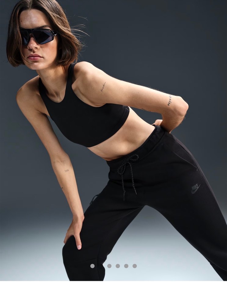 NIKE Siyah Kadın Spor Eşofman Altı - Görsel 2