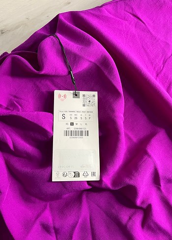 Mor Uzun Kollu Kadın Tulum - Görsel 2