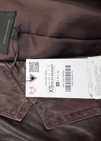 Kahverengi Uzun Deri Ceket - Görsel 2