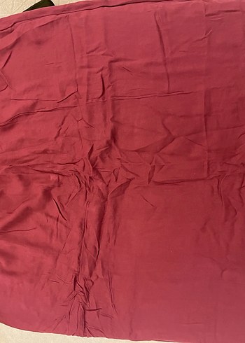 Bordo Uzun Salaş Kadın Etek - Görsel 2