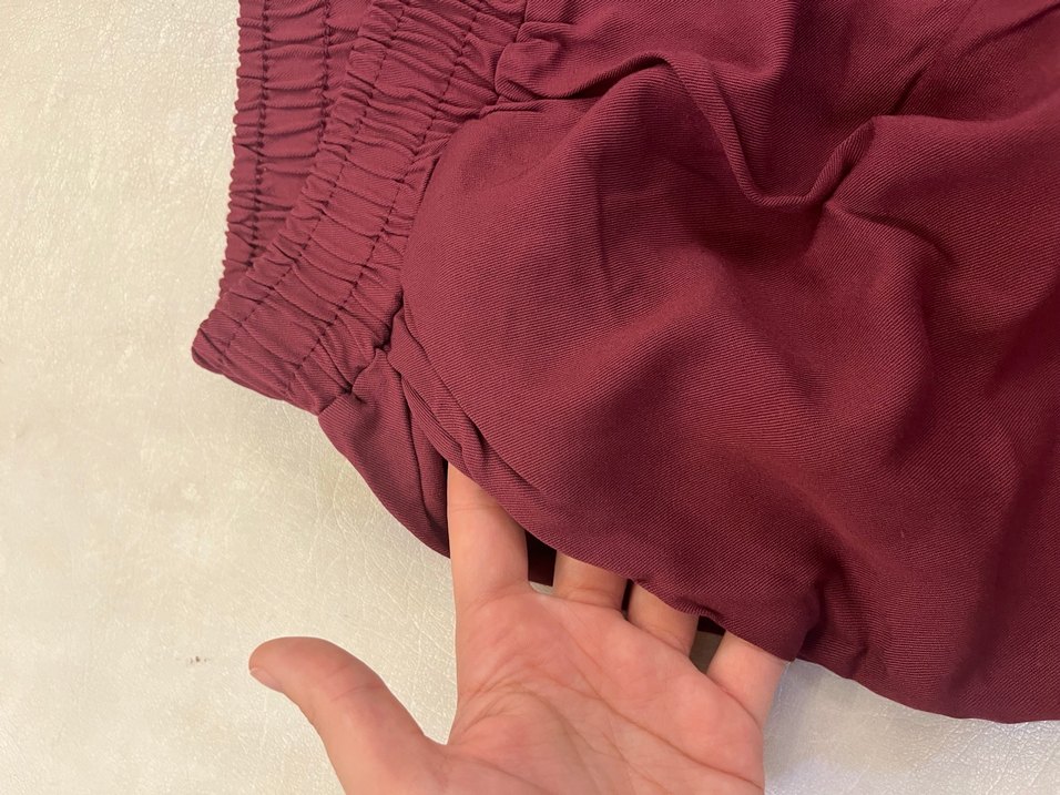 Bordo Uzun Salaş Kadın Etek - Görsel 4