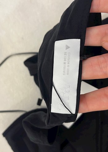 Siyah Drapeli V Yakalı Uzun Abiye Elbise - Görsel 4