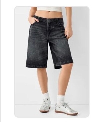 38 Beden bershka bol denim bermuda şort