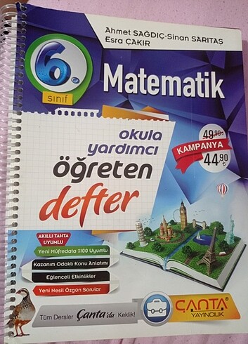 6. Sınıf matematik konu anlatımlı test kitabi