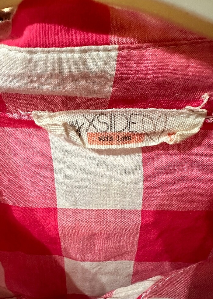 Beyaz pembe gömlek - Görsel 3