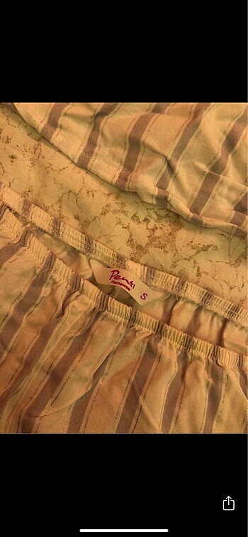 s Beden Penti şortlu pijama takımı
