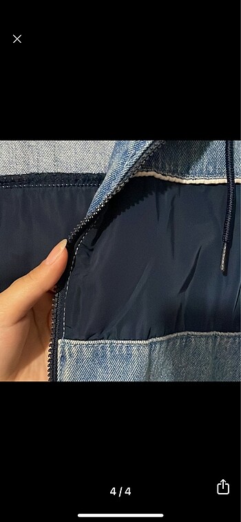 s Beden lacivert Renk Bershka denim bomber kot ceket