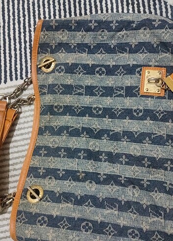 Beden mavi Renk Louis Vuitton kot çanta