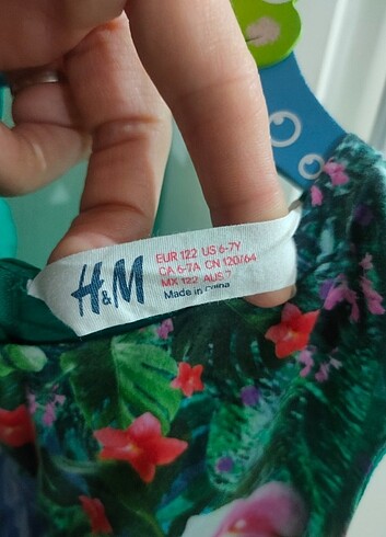 H&M Safari kız çocuk elbisesi