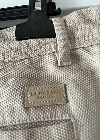 Bej Regular Fit Keten Erkek Pantolon - Görsel 4