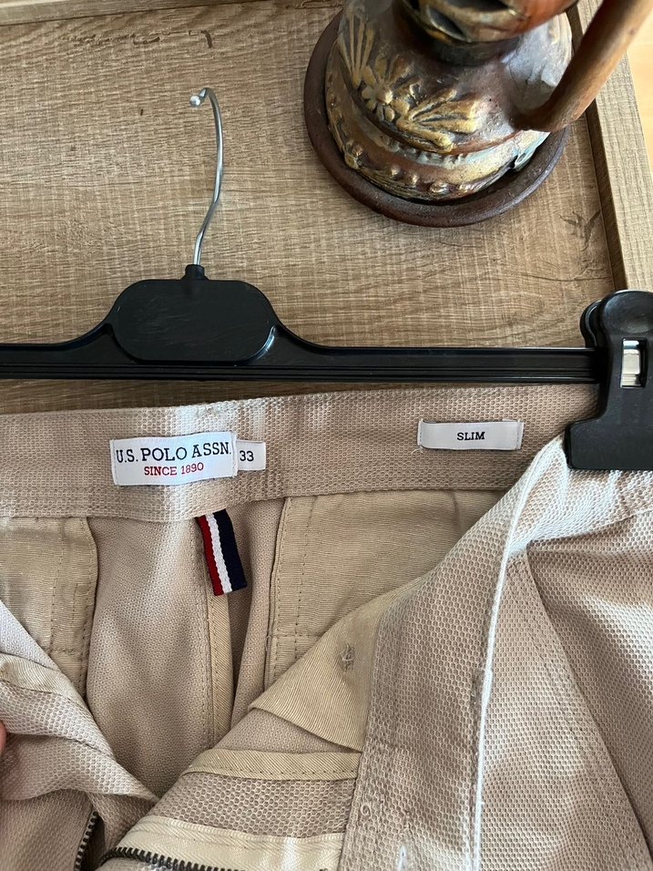 Bej Regular Fit Keten Erkek Pantolon - Görsel 5