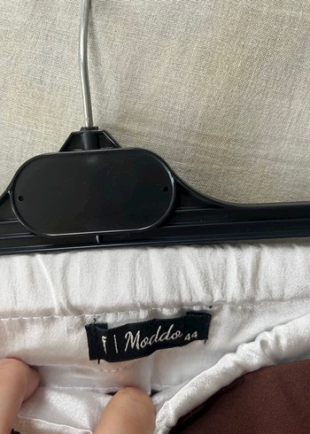 Kadın Kahverengi Plazzo Kumaş Pantolon - Görsel 4