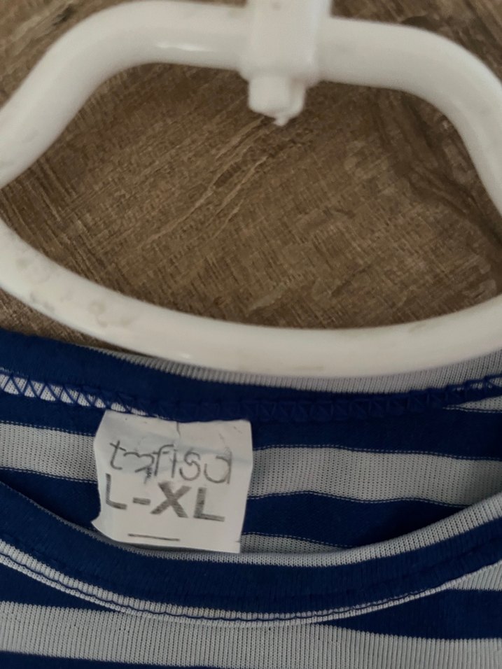 Mavi Çizgili Uzun Kollu Midi Triko Elbise - Görsel 4