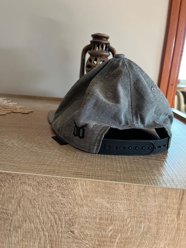 Gri Keten Erkek Şapka - Görsel 2