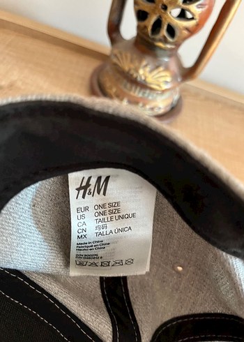 Gri Siyah Erkek Şapka Minimalist Tarz - Görsel 3