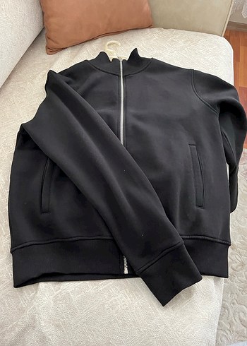 Fermuarlı Siyah Erkek ceket - Görsel 2