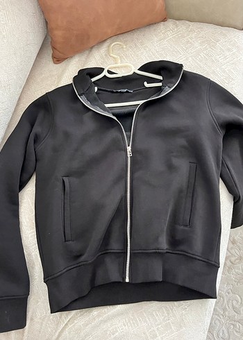 Fermuarlı Siyah Erkek ceket - Görsel 5