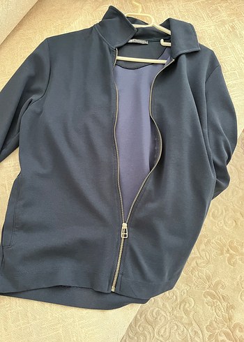 Fermuarlı Lacivert Erkek Polar Ceket - Görsel 6