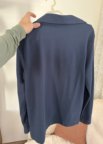 Fermuarlı Lacivert Erkek Polar Ceket - Görsel 4