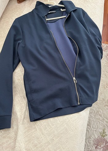 Fermuarlı Lacivert Erkek Polar Ceket - Görsel 7