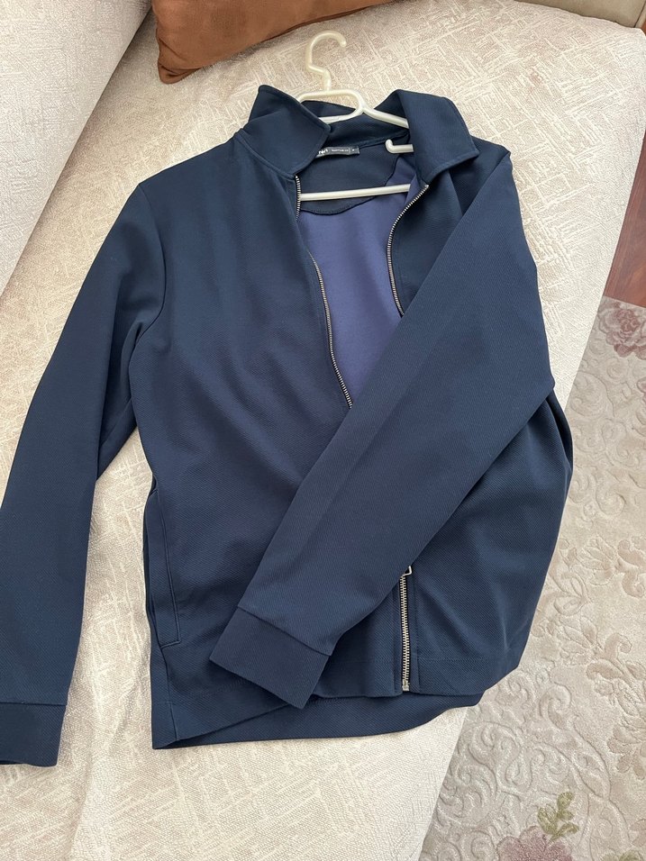 Fermuarlı Lacivert Erkek Polar Ceket - Görsel 5