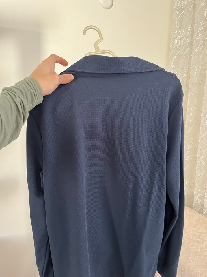 Fermuarlı Lacivert Erkek Polar Ceket - Görsel 3