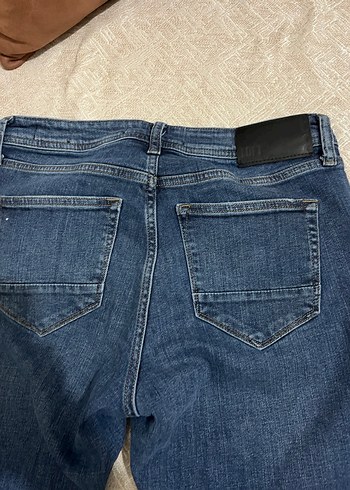 Loft marka Düğmeli Mavi Batik Desenli Erkek pantolon - Görsel 12