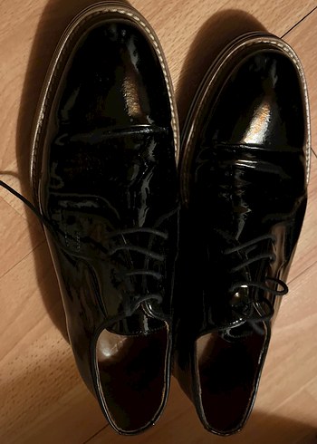 Siyah Rugan klasik ayakkabı - Görsel 3