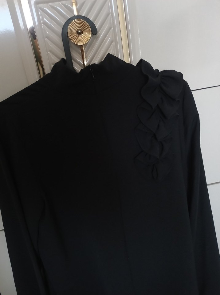 Siyah Midi Kadın Takım Elbise - Görsel 3