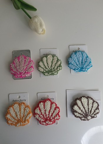 Renkli İşlemeli punch  Toka Seti - Görsel 3