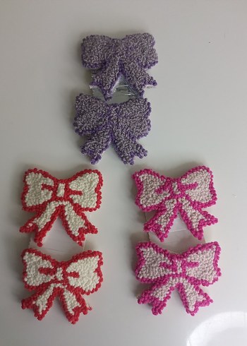 Renkli İşlemeli punch  Toka Seti - Görsel 4