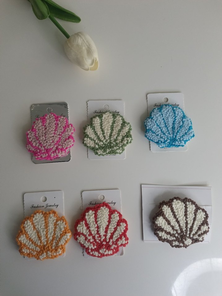 Renkli İşlemeli punch  Toka Seti - Görsel 3