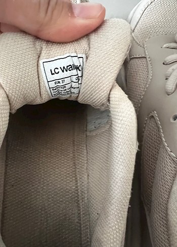 Bej Platform Tabanlı Kadın Spor Ayakkabı - Görsel 3