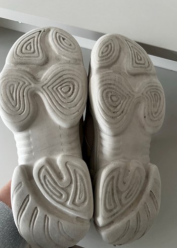 Bej Platform Tabanlı Kadın Spor Ayakkabı - Görsel 2