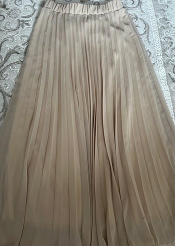 Bej Şeffaf Midi Kadın Ceket - Görsel 6