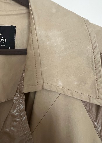 Camel Renkli Midi Kadın Trençkot - Görsel 7