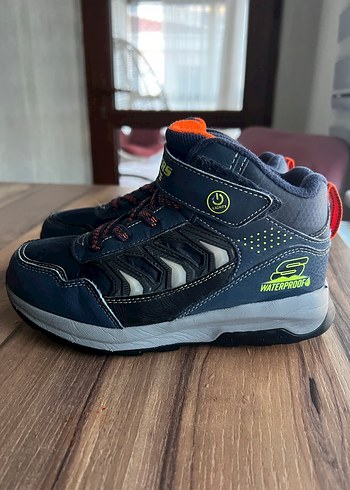 Erkek Çocuk Mavi Skechers Spor Ayakkabı - Görsel 2