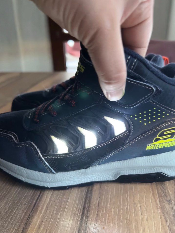 Erkek Çocuk Mavi Skechers Spor Ayakkabı - Görsel 4