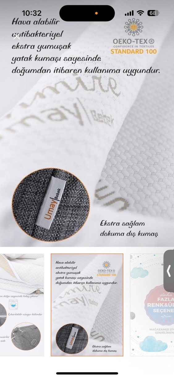 Gri Çok Fonksiyonlu Bebek Taşıma ve Reflü Yatağı - Görsel 5