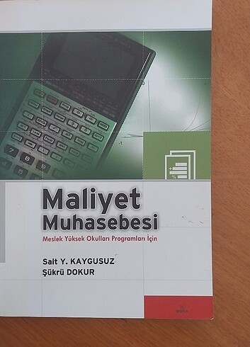 Maliyet muhasebesi  - Görsel 7