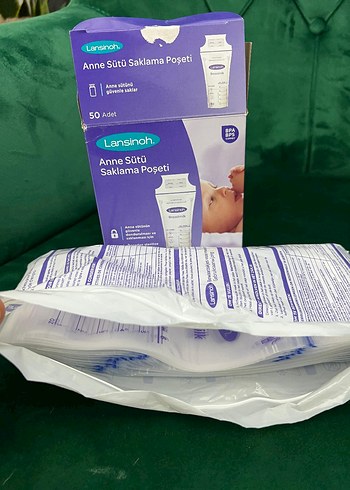 Lansinoh Anne Sütü Saklama Poşeti 35'li - Görsel 2