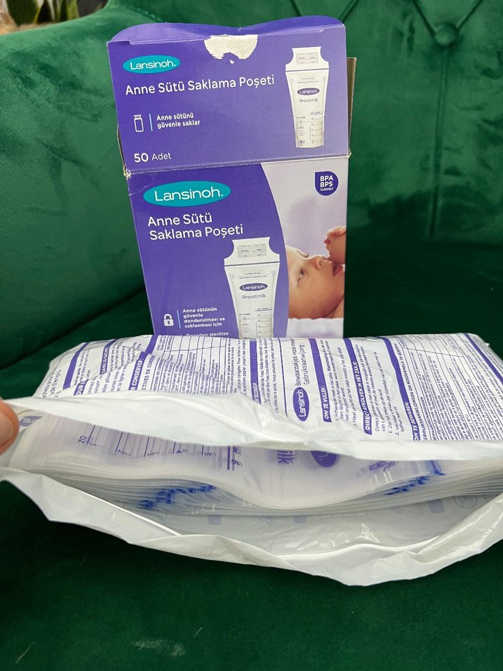 Lansinoh Anne Sütü Saklama Poşeti 35'li - Görsel 2