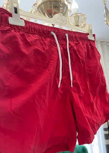 H&M Kırmızı Erkek Şort Mayo - Görsel 2