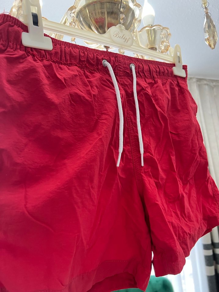 H&M Kırmızı Erkek Şort Mayo - Görsel 2