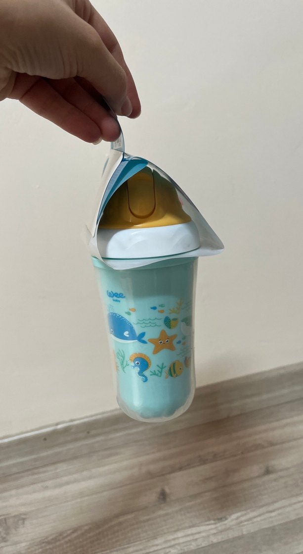 Wee Baby Mavi Pipetli Bardak 200 ml - Görsel 2