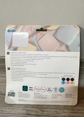 Mavi Silikon Bardak Seti 6 Ay+ - Görsel 2