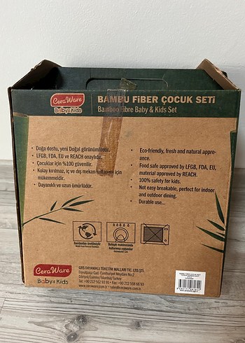 Bambu Elyaf Çocuk Tabak, Çatal, Bıçak Seti - Görsel 4